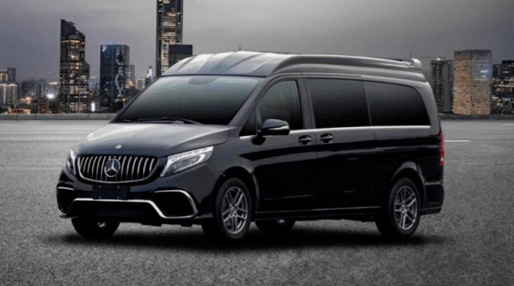 ra车展提前看今日推荐金冠奔驰vclass高顶半隔断d款商务车