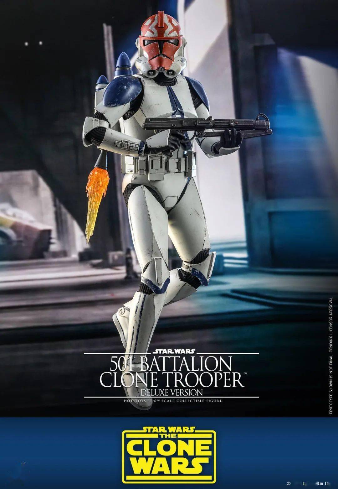 hottoys ht 1/6 tms022 tms023 星球大战 501军团克隆人士兵