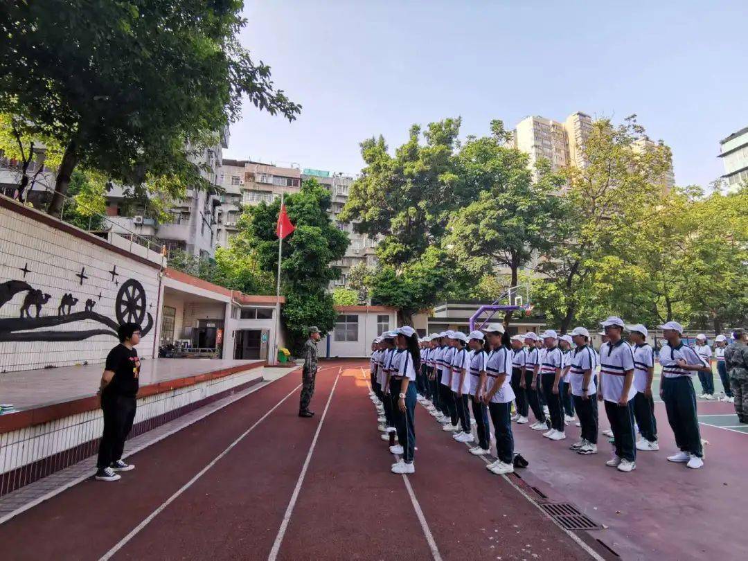 军训特辑广州市南海中学初一新生军训的那些事儿