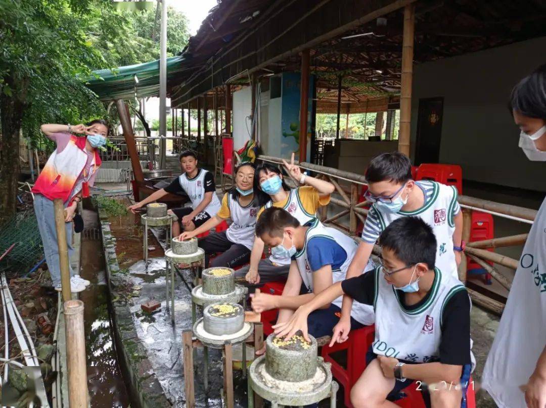 自制腐竹傳播當地文化獵德街青少年到增城正果體驗鄉村生活