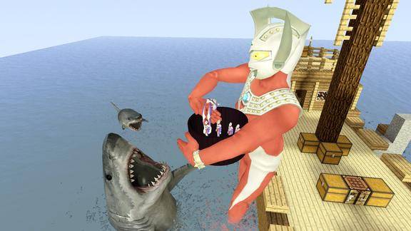 迪迦奥特曼被泰罗奥特曼拿来来做诱饵钓鲨鱼怎么办