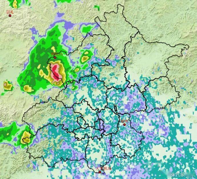北京三區發佈雷電黃色預警!局地大風 冰雹