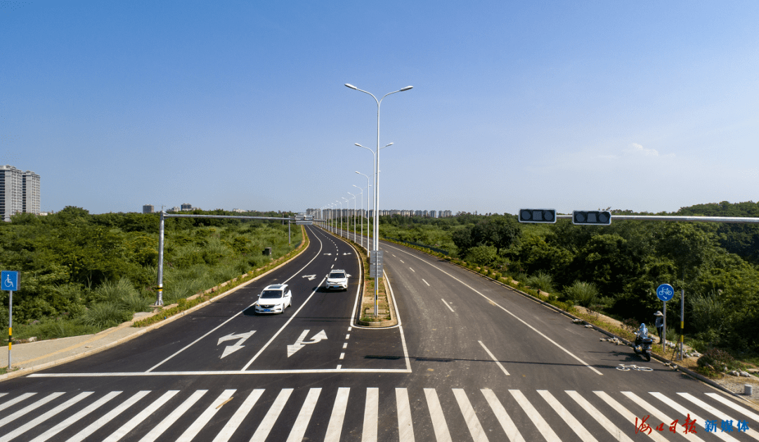 全长5058米,双向6车道!海口又一城市主干路完工-搜狐大视野-搜狐新闻