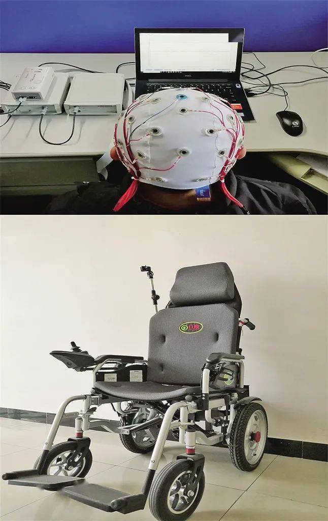 脑控电动轮椅系统(获得国家自然科学基金资助)研究团队从对大脑基本
