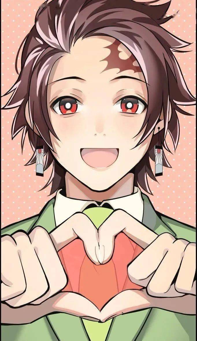 鬼灭之刃少年们不一样的比心学到了