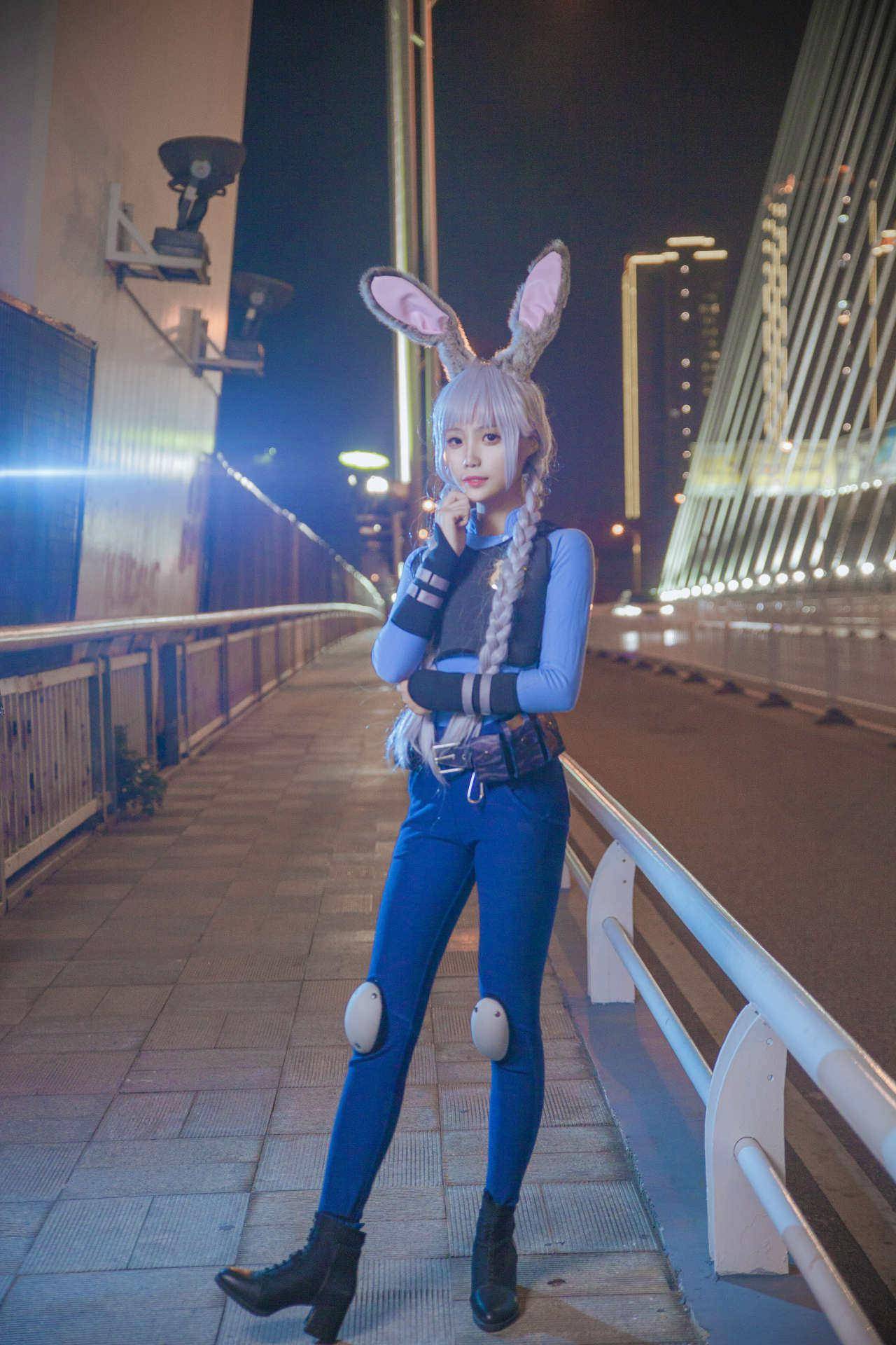 疯狂动物城 朱迪兔cosplay