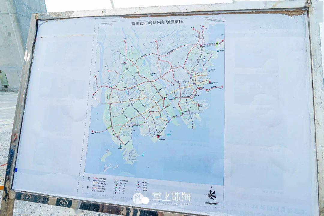 珠海洪鹤大桥详细路线图片