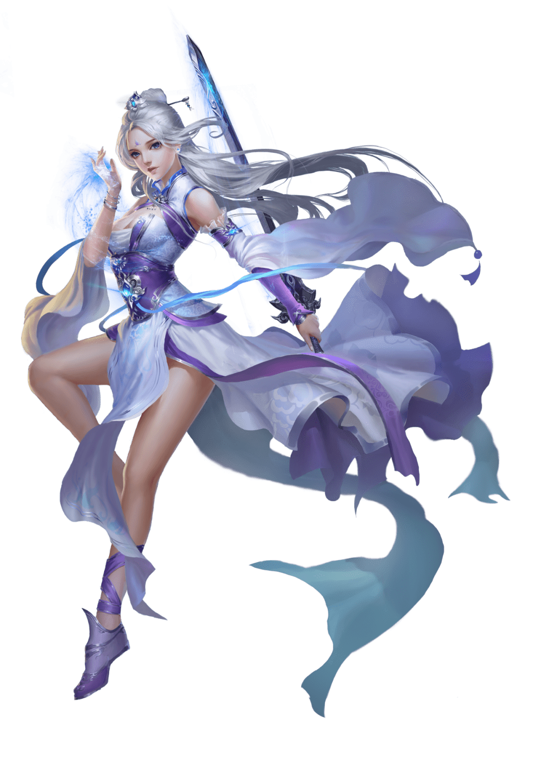 角色素材灵动与古韵的古风角色原画素材