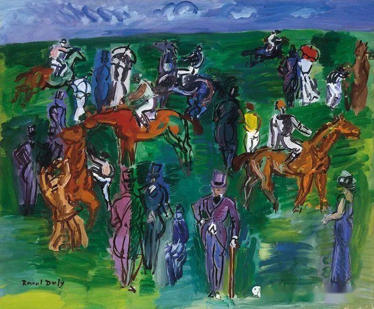 法國著名野獸派裝飾風格畫家拉烏爾 · 杜菲(raoul dufy)作品