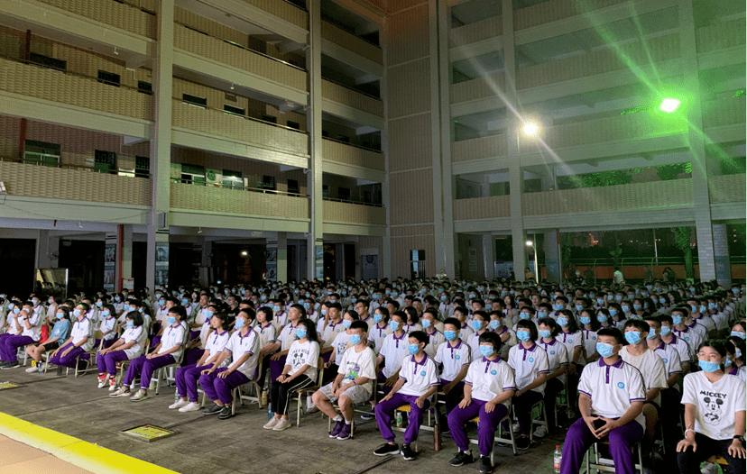 增城區高級中學宣傳活動現場8月28日至9月8日,增江街平安宣講團以