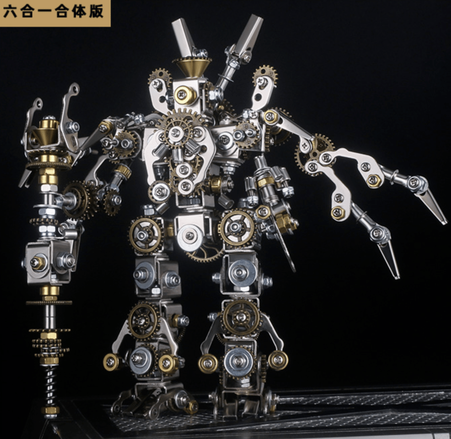 机械觉醒!68元get全金属拼接「机器人」,1s跨到蒸汽朋克时代