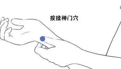 手腕一条筋揉开治失眠