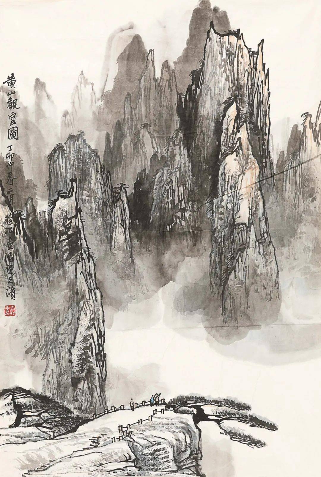 383赵树松 山水镜心67.5×46cmrmb:500390杨德树 仙鹤轴69.