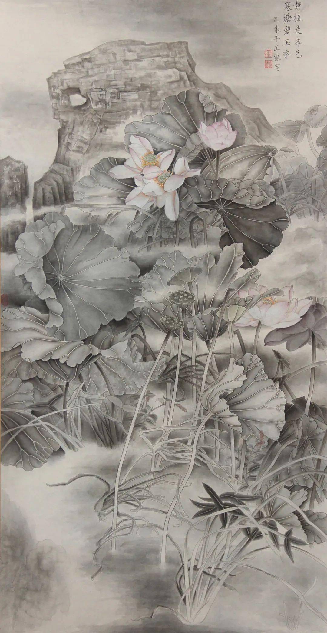 作品展范正银工笔山水与花鸟画赏析