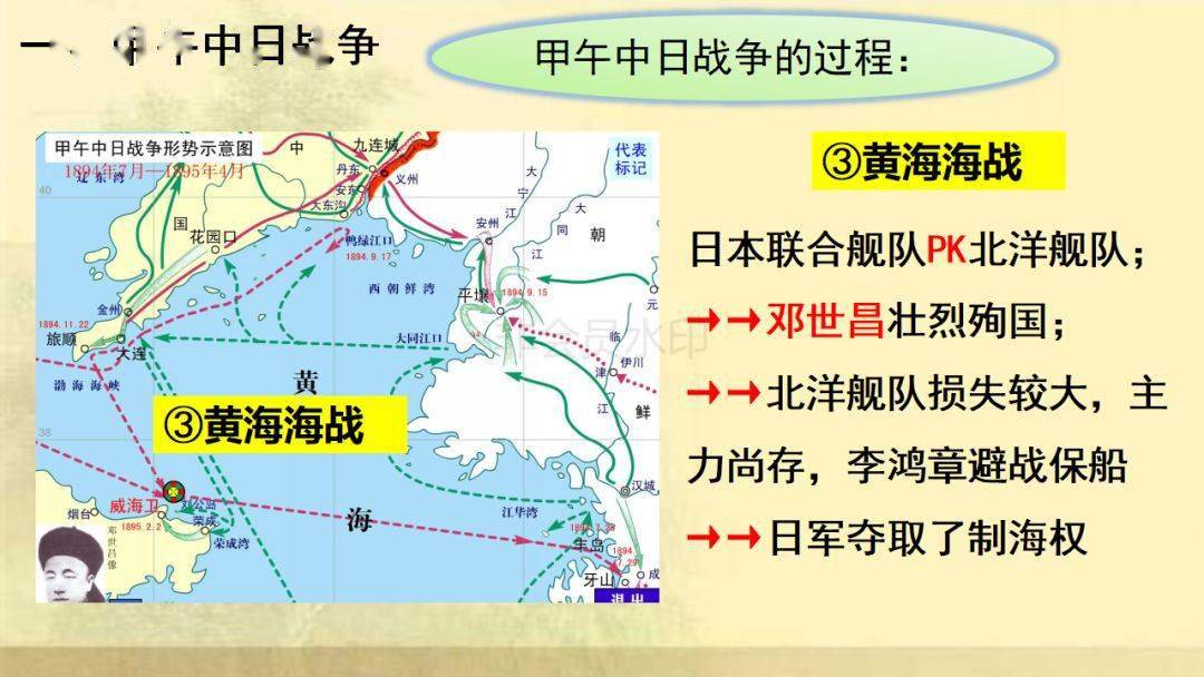 优质课件八上部编版历史第5课甲午中日战争与列强瓜分中国狂潮