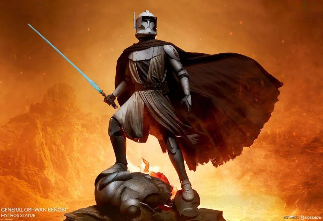 67新品预定sideshow200558177寸星球大战克隆战争欧比旺将军