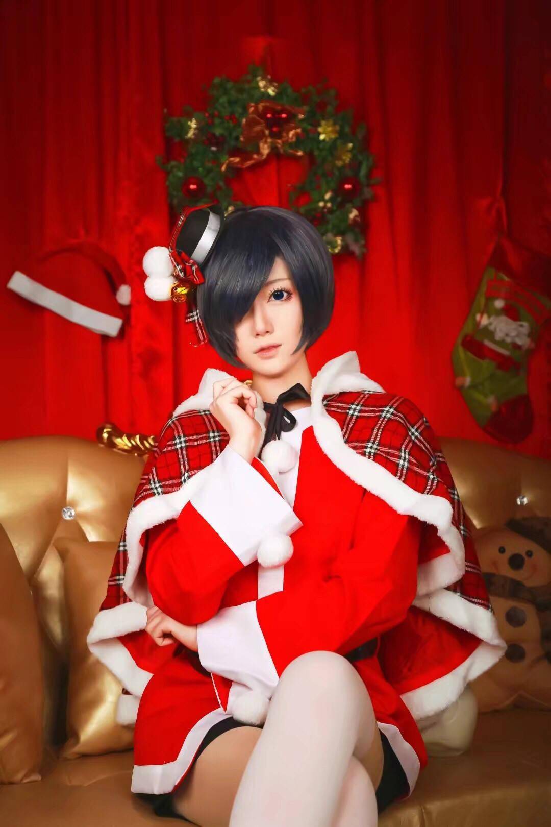夏尔圣诞装cosplay
