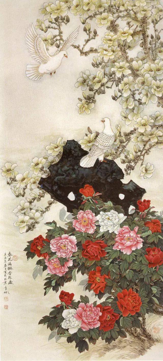 欣赏| 郝良彬唯美工笔画花鸟33图 太精彩了_中国美协