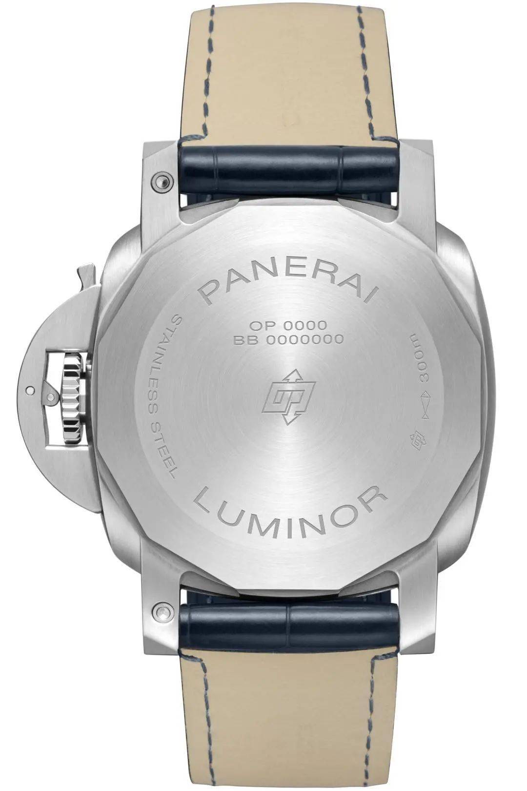 蓝色的luminor marina庐米诺系列腕表–42毫米(左右划动查看更多精彩)