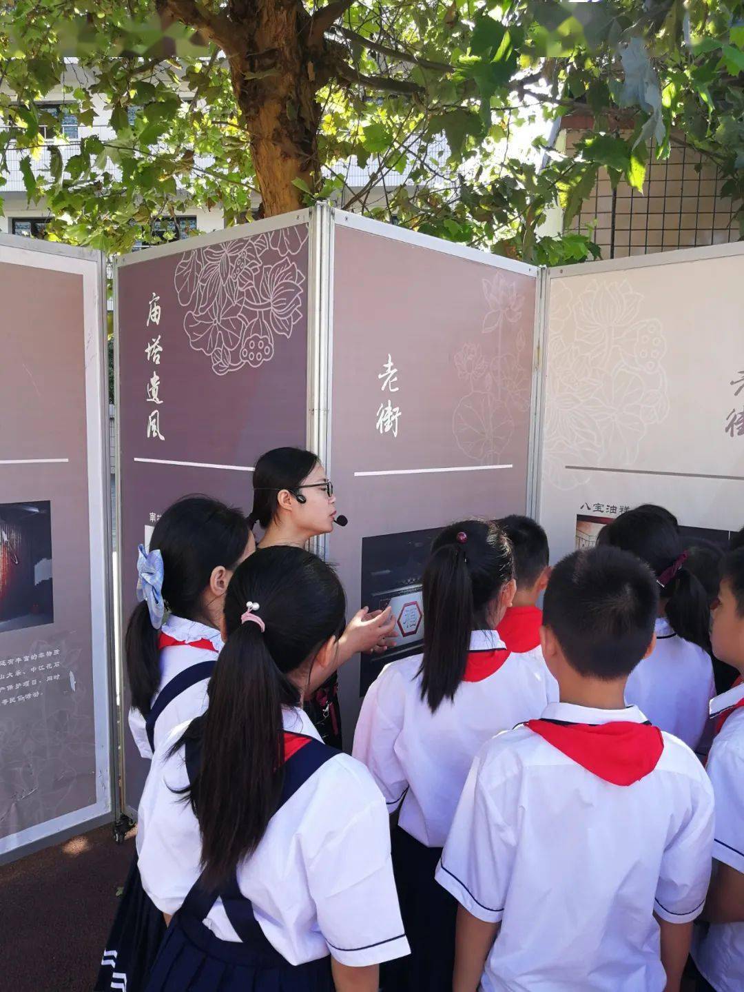 承传统之美展中华之风记流动博物馆进校园活动