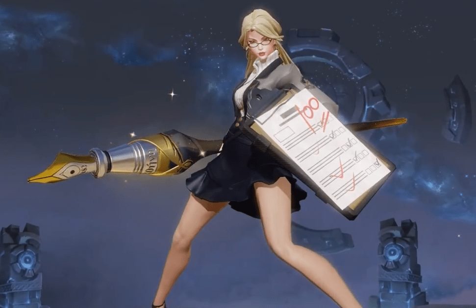 王者荣耀雅典娜s21赛季战令皮肤出炉峡谷也变成了考试场