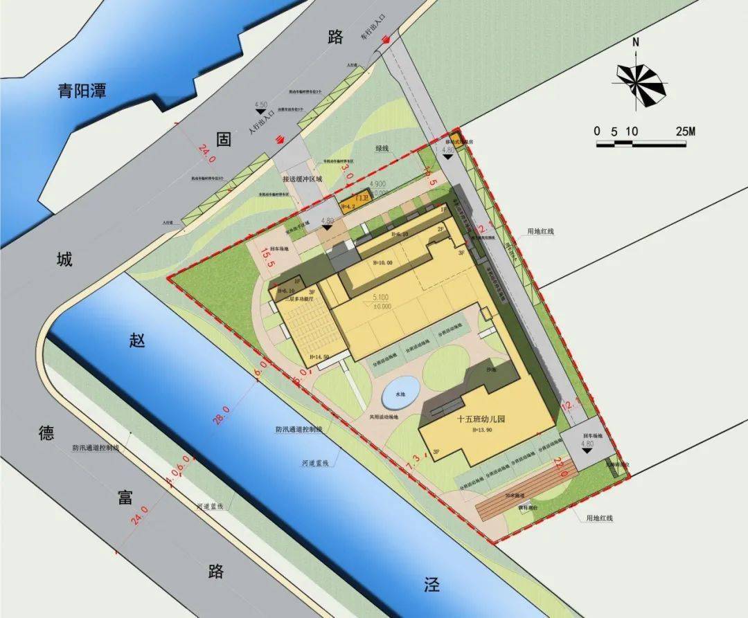 這裡將新建一所幼兒園!3層建築15個班規模_規劃