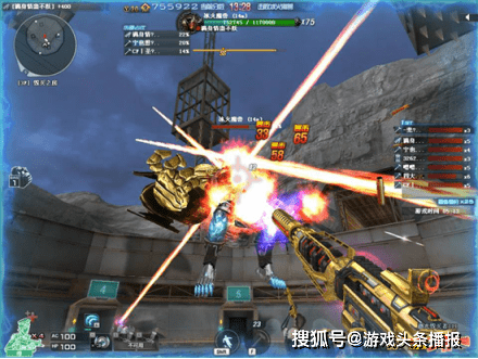 cf超越觉醒版激光毁灭者即将登场左键60发子弹右键冰冻减速激光