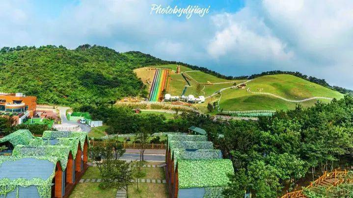 国庆特辑1036两期安吉云上草原超嗨游玩悬崖秋千水晶廊桥一票畅玩所有
