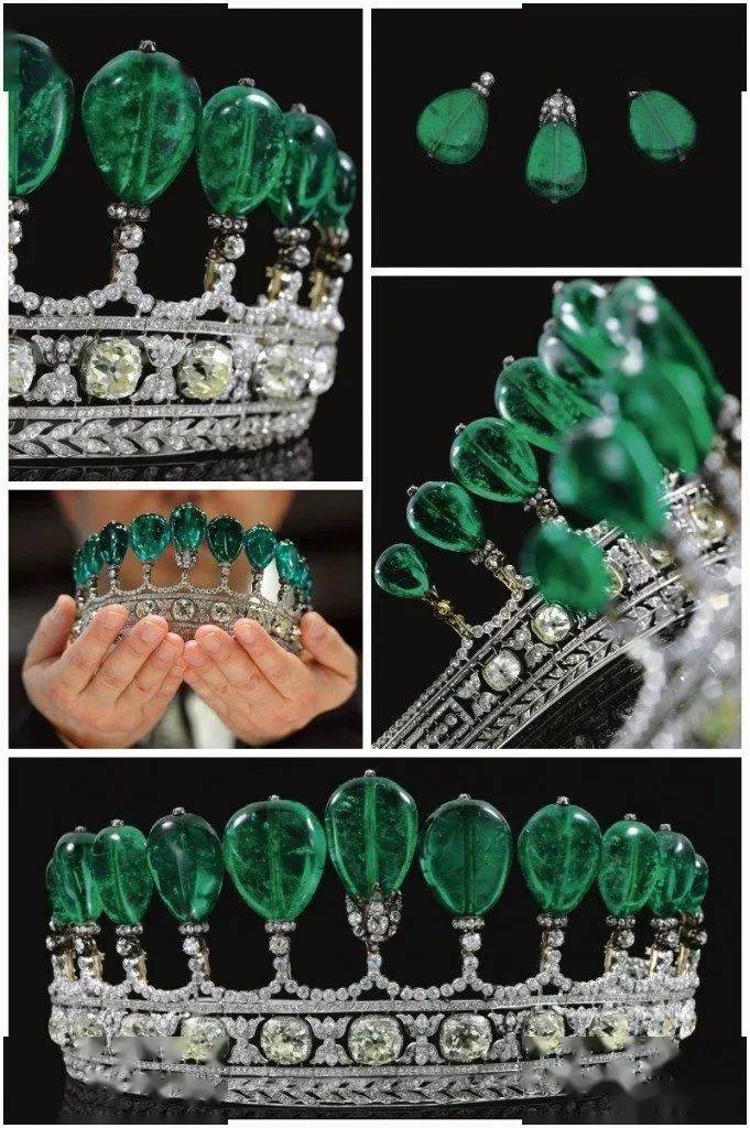 鉴赏最熟悉的陌生祖母绿冠冕prinesskatharinahenckel祖母绿头冠