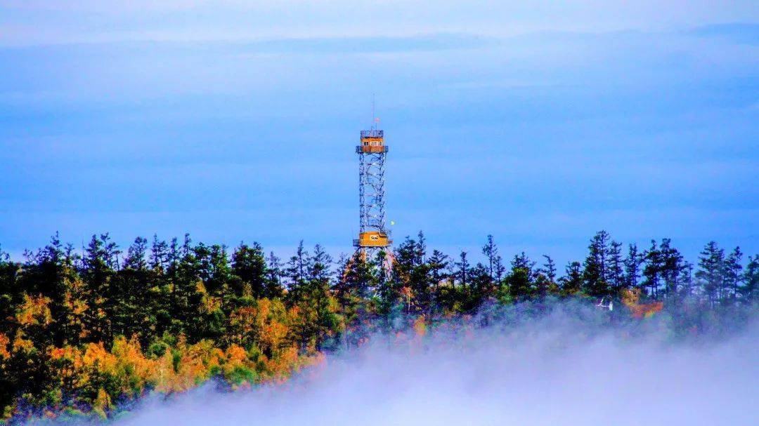 北极岛秋日寄语不负晨雾不负秋