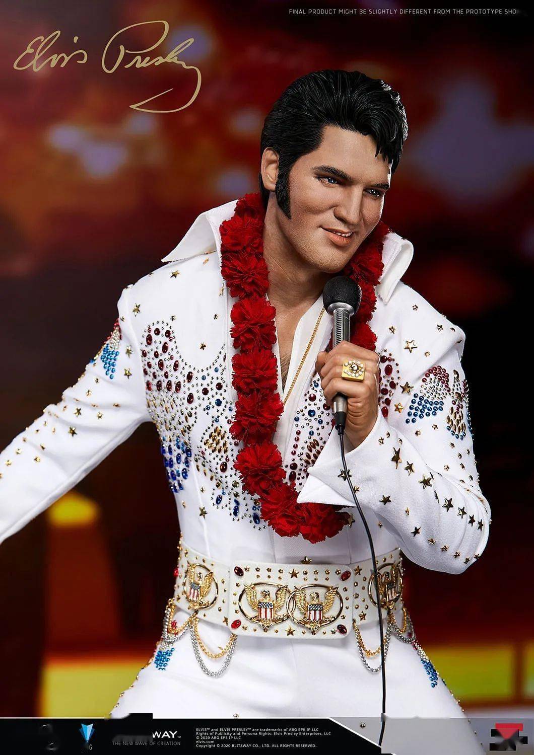 新品预定~ blitzway 1/4猫王 elvis presley 雕像 bw-ss-20701