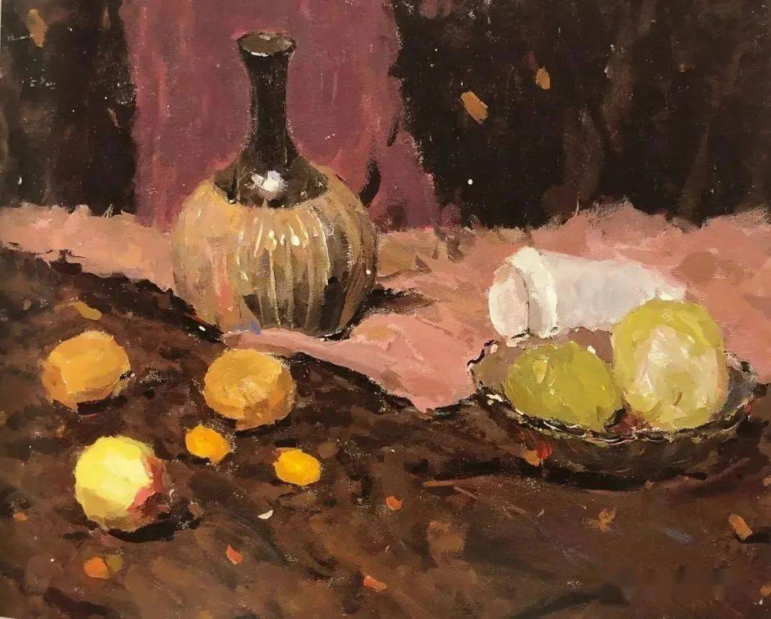 100张中央美术学院附中留校色彩静物