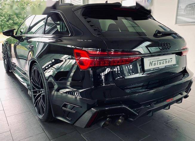 奥迪abtrs6r到店实拍搭40t发动机外观超帅