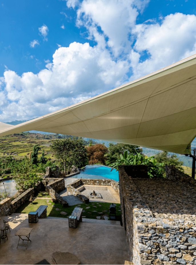 野奢帐篷营地住进山间梯田这里有你从未见过的云南