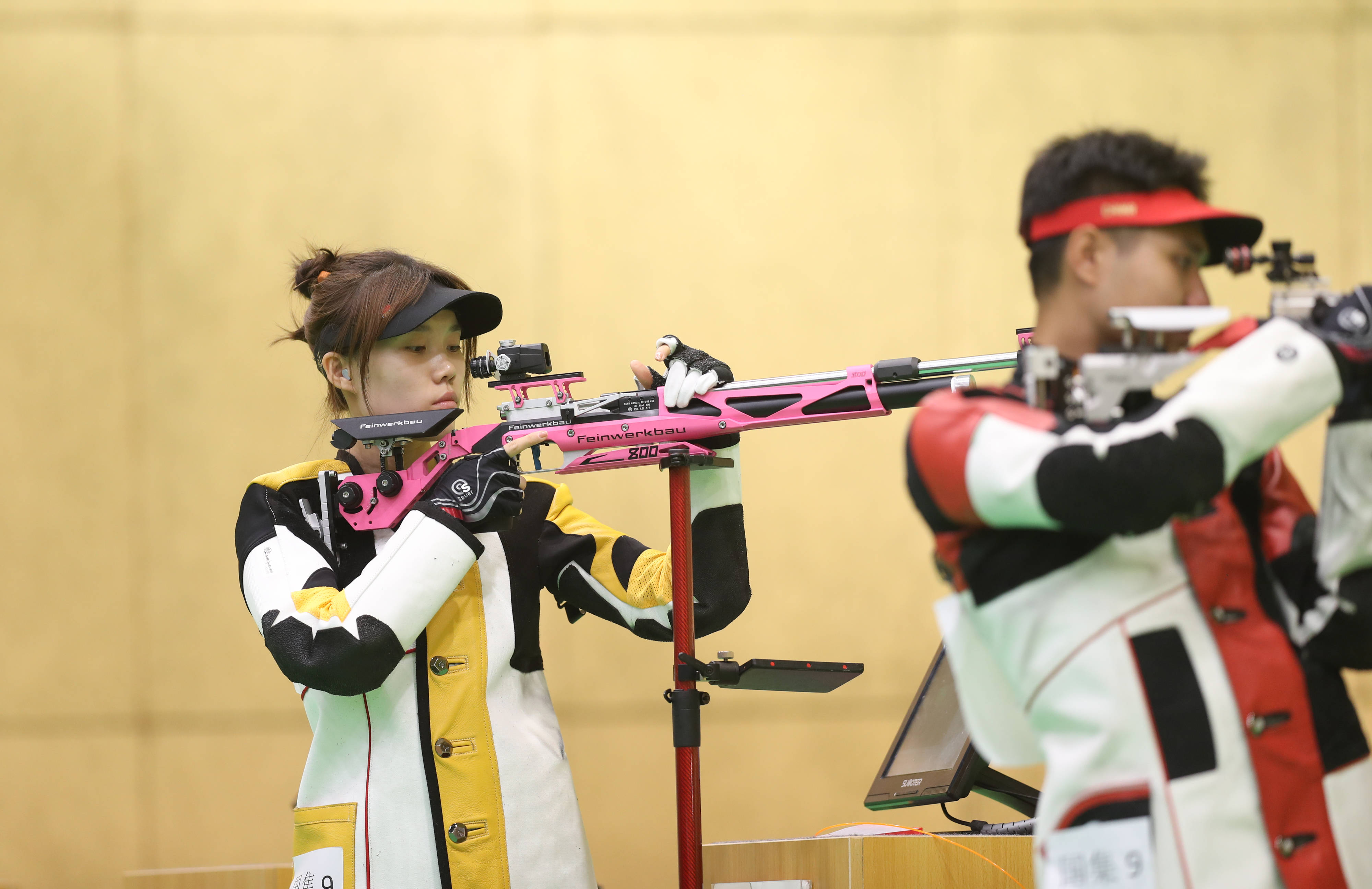 射击——全国冠军赛:10米气步枪混合团体决赛赛况