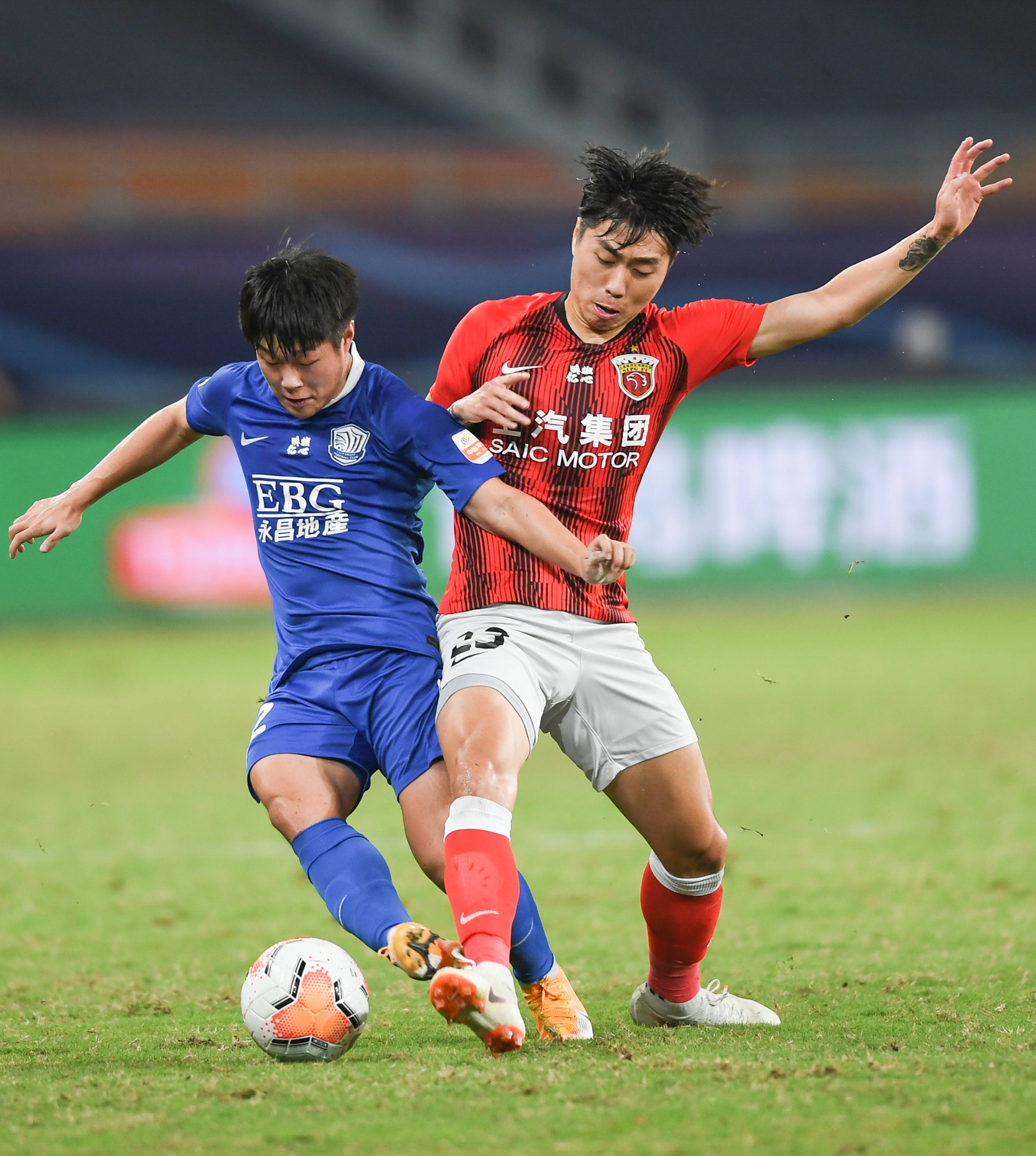 足球中超上海上港胜石家庄永昌