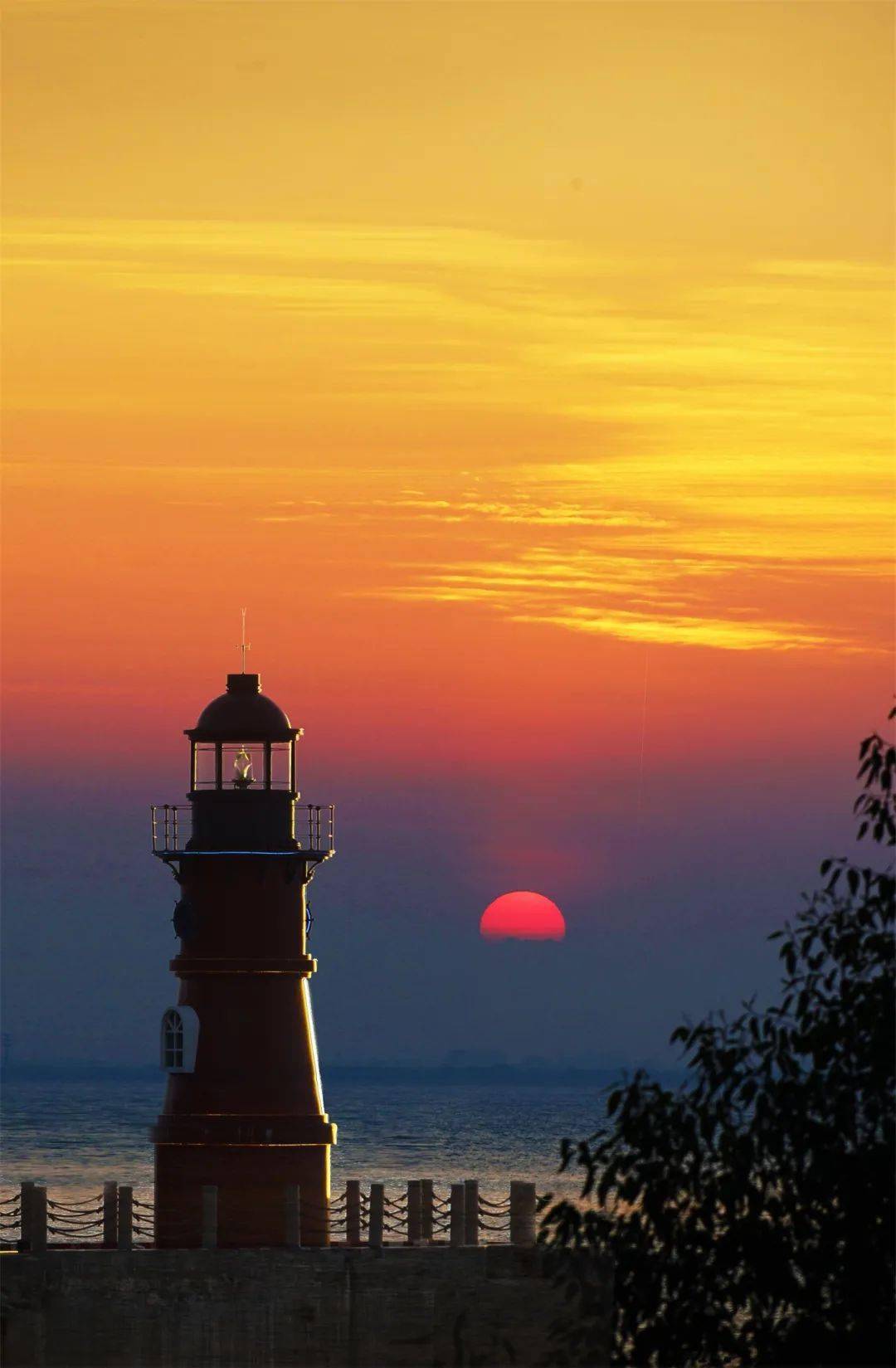 这里有一颗来自南澳岛的夕阳请签收