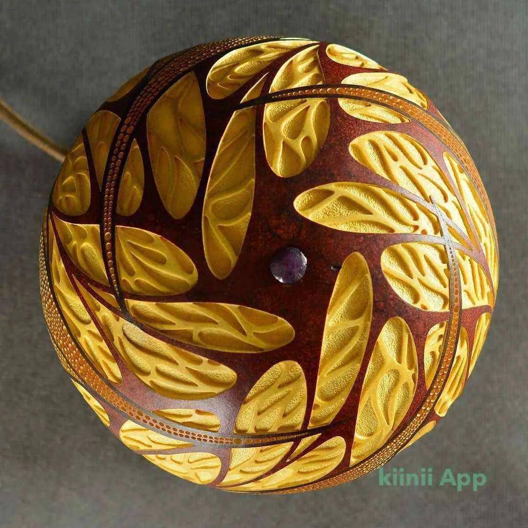 葫芦灯里的光和影_灯罩