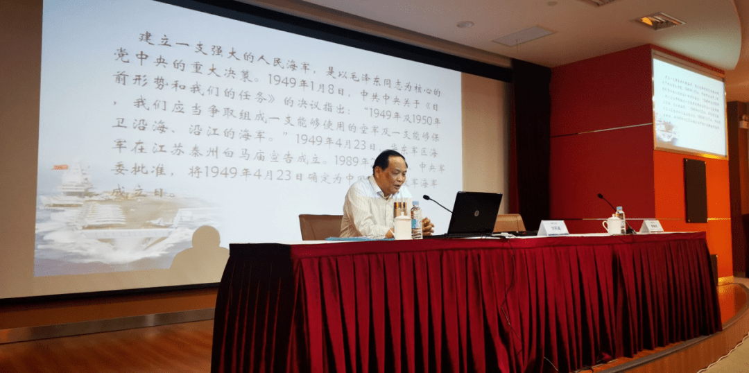 刘苏闽以纪念人民海军成立71周年为契机,从人民海军舰艇编队首次出访