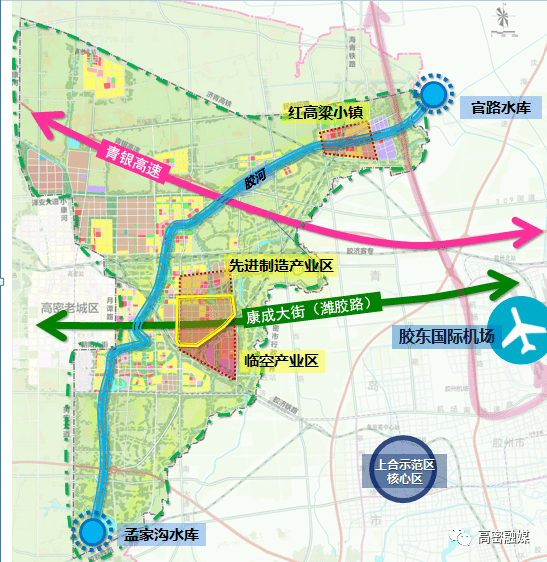 高密禁行路段图图片