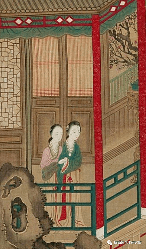 中国国画历代精品高清展:(1383)明 宋旭《美人消夏图》