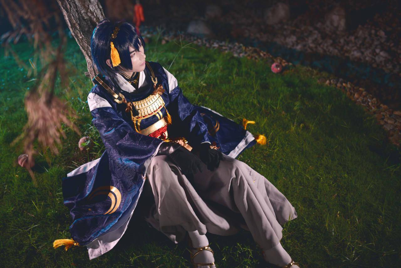 刀剑乱舞 三日月宗近cosplay
