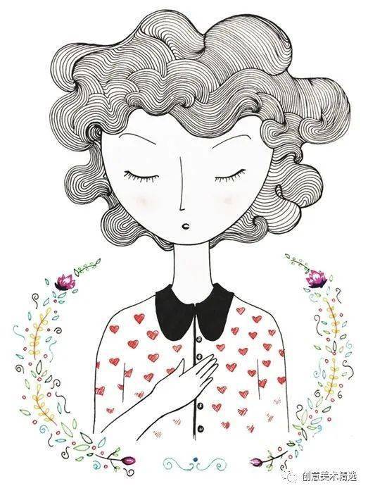 20张人物主题装饰画作品线条也可以很精彩