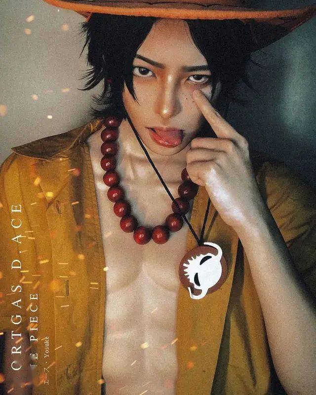 海贼王最帅的艾斯coser出现静照撕漫男花痴版山治完美扮演