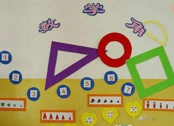20款幼儿园数学区角环创设计数学城堡任你嗨