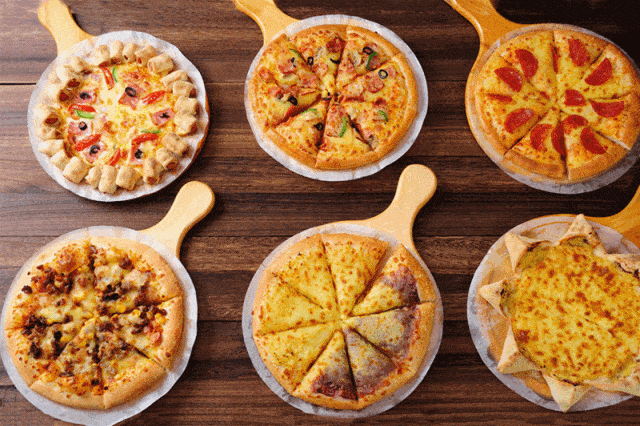 十几种口味比萨任你选择!_披萨