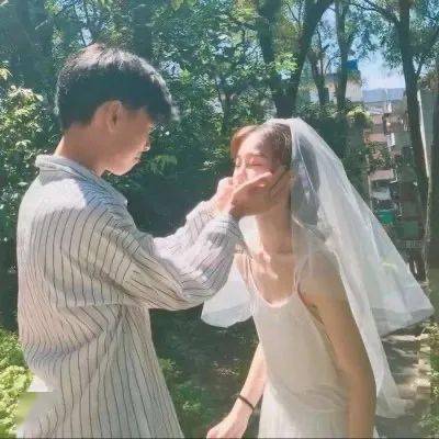 情侣头像丨超火真人古风可爱超污情侣头像