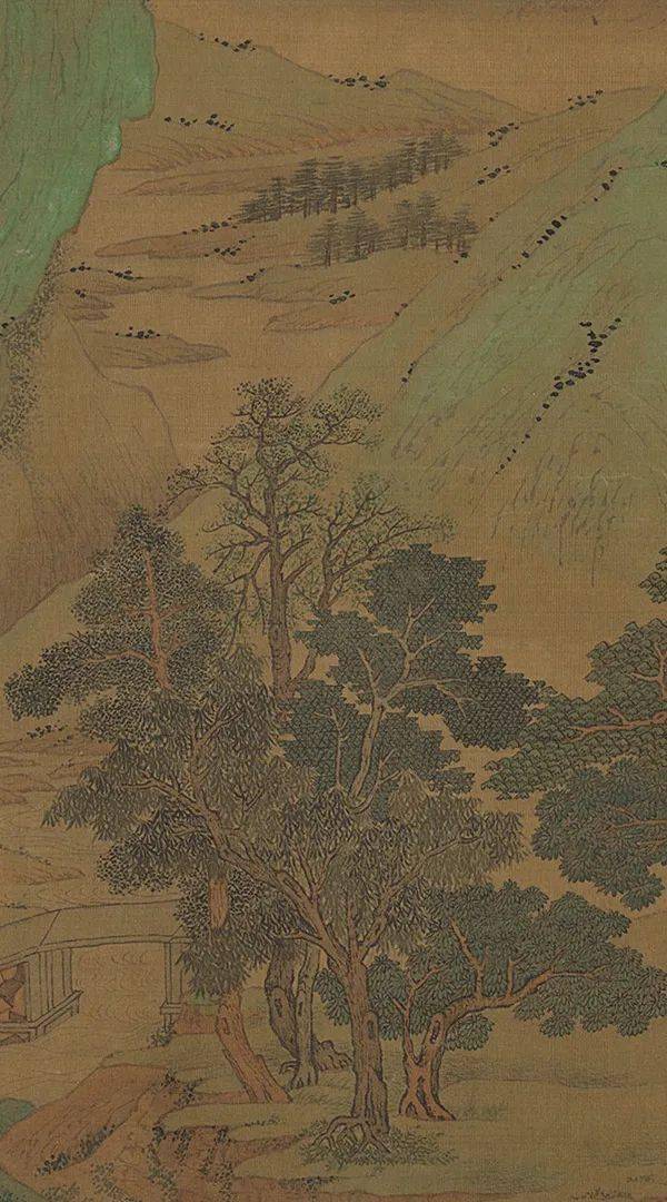 刘松年青绿山水长卷高清欣赏
