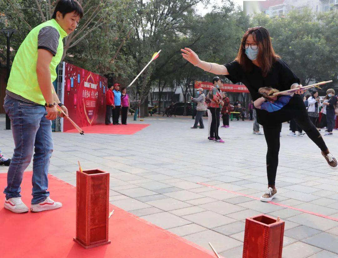 我们的节日•中秋 | "月圆京城 情系中华" 清源人体验投壶,做花灯_