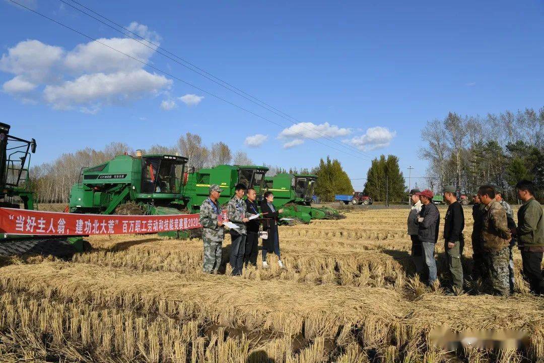 勤得利秋季农业劳动竞赛之水稻拾禾比赛火热举行